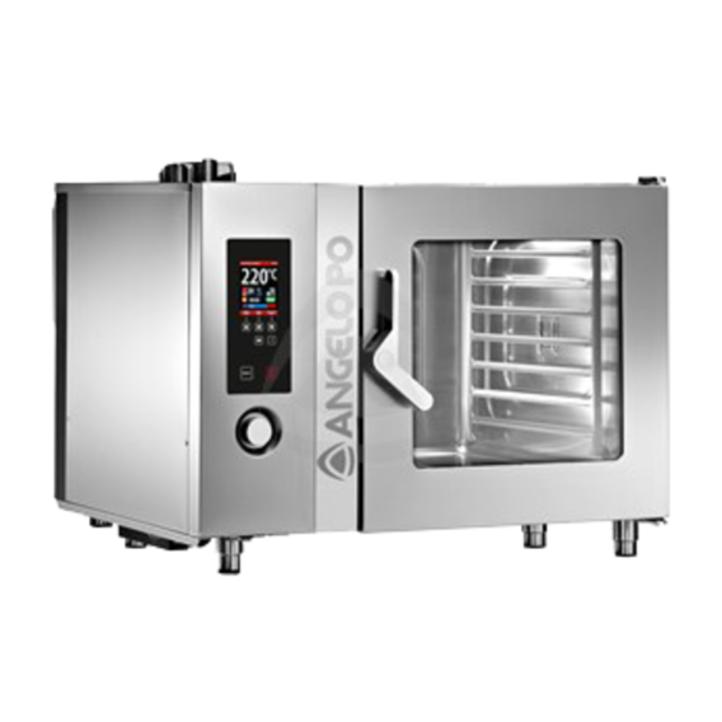Angelo Po FX82E3T Boilerless Electric Combi Oven With Programmable Touch Display