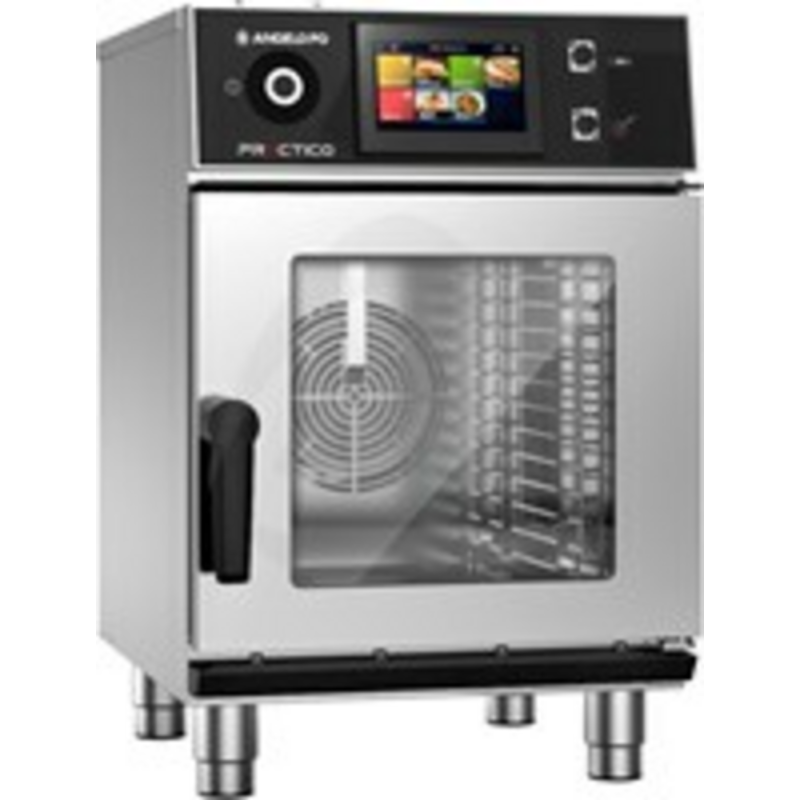 Angelo Po Electric Combi Oven With 7" LCD Touchscreen And Stainless Steel Build