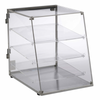 Non-Refrigerated Countertop Display Case With Clear Acrylic Panels And Angled Design