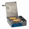 Antunes ES-602 Egg Station Cooker With Two Omelets Cooking On Countertop