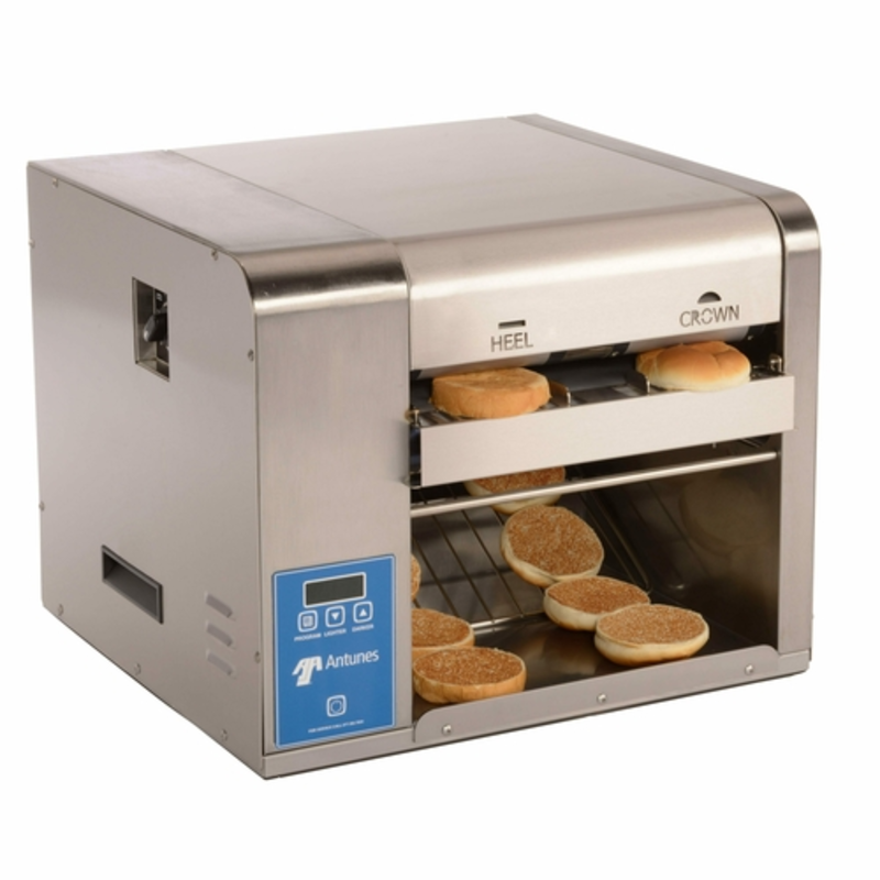 Antunes GST-2H-9210962 Horizontal Conveyor Toaster With Toasting Buns In A Sleek Stainless Steel Design