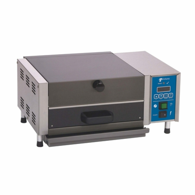 Antunes Miracle Steamer 14" Capacity countertop appliance with high-efficiency design and user-friendly control panel.