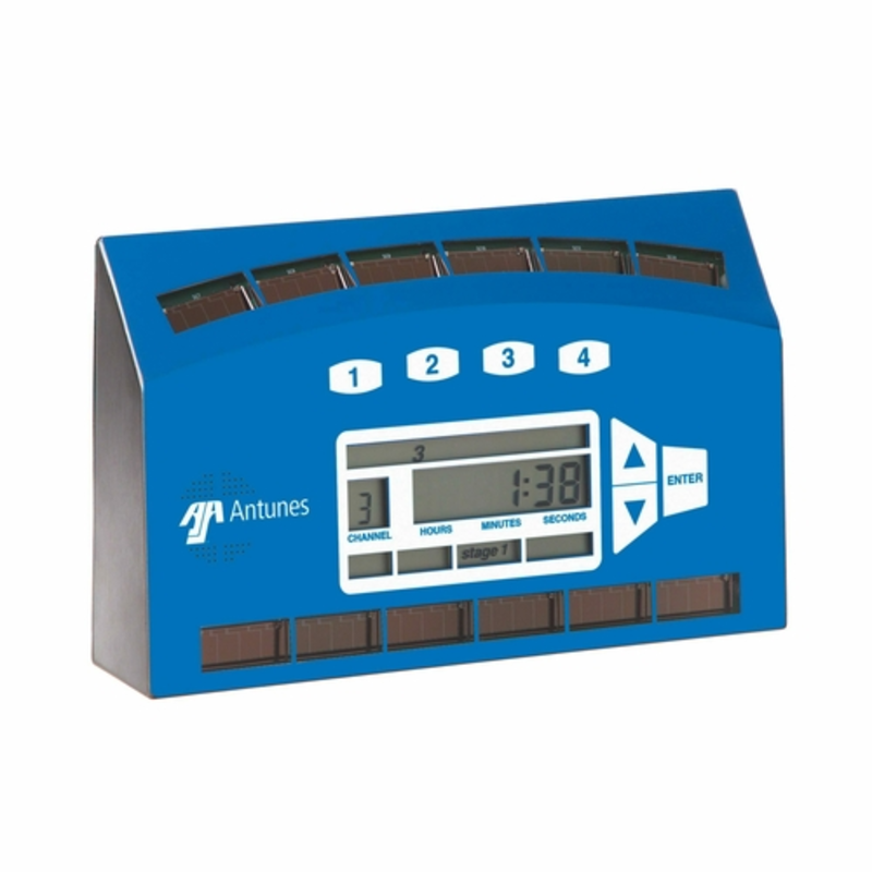 Antunes TTS-4 Solar Powered 4-Channel Cooking Timer Display With Digital Screen And Control Buttons