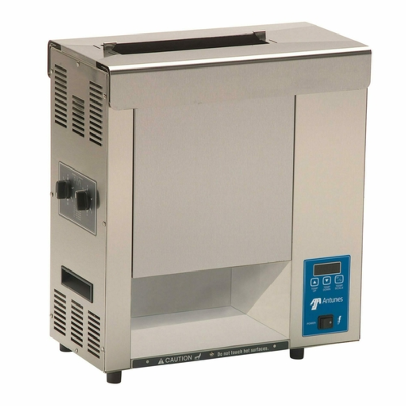 Antunes VCT-2000-9210304 Vertical Contact Conveyor Toaster With Stainless Steel Finish And Control Panel