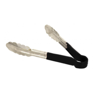 Omcan 80540 Utility Tongs, 9" Stainless Steel with Coated Handle