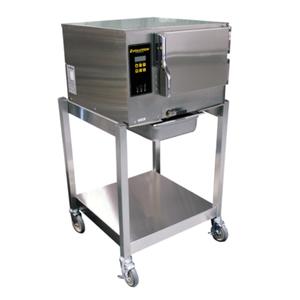 AccuTemp E34803D140 SGL 3-Pan Electric Boilerless Floor Convection Steamer
