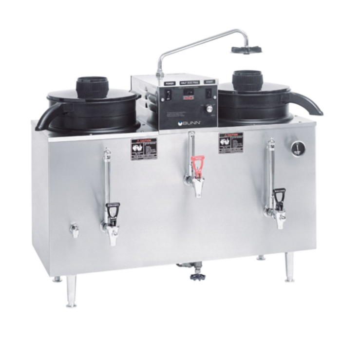 BUNN 20500.6000 U3-SS Twin 3 Gallon Automatic Electric Coffee Urn