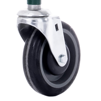 Rosko RO-ACC-WS-CAST5 5" Polypropylene Swivel Caster For Wire Shelving