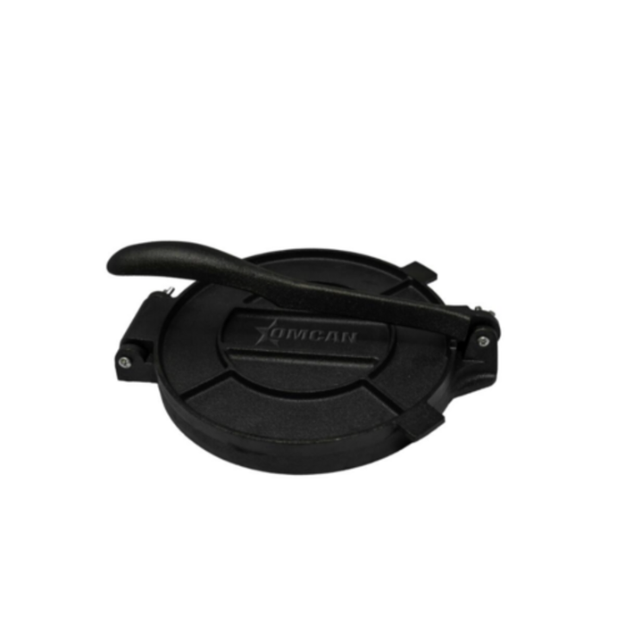 Omcan 48184 Manual Cast Iron Tortilla Dough Press - 8" Diameter