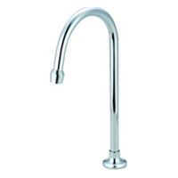 Winholt WS-GS-ST Commercial Deck Mount 12" Rigid Gooseneck Faucet