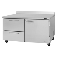 Turbo Air PWF-60-D2R(L)-N 60-1/4"W PRO Series Worktop Freezer