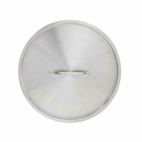 Couvercle de rechange commercial en acier inoxydable OMCAN 80455 pour poêles à frire de 12 pouces