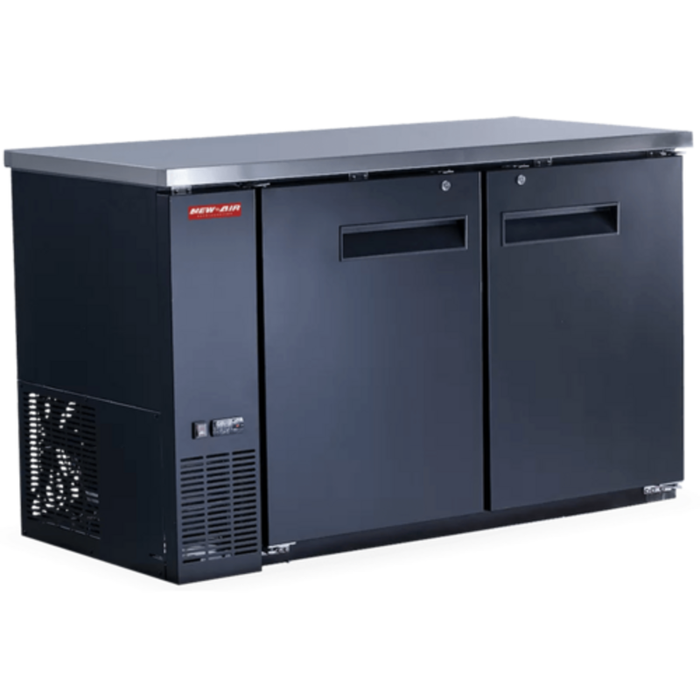 NEW AIR NBB-60-SB 59-Inch Solid Back Bar Refrigerator