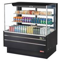 Turbo Air TOM-48L-UFD-W(B)-3S-N 46-3/4"W 15.2 cu. ft. Open Merchandiser