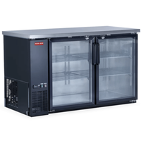 New Air NBB-60-SG 59-Inch Glass Door Back Bar Refrigerator