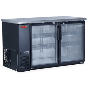 New Air NBB-60-SG 59-Inch Glass Door Back Bar Refrigerator