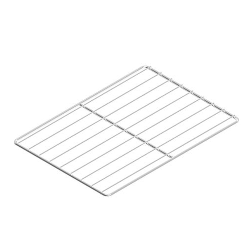 Alt Tag: Omcan 43326 Chrome Plated Steel Half Size Pan Wire Grate Rack chrome wire rack for half-size pan, chafing dish, steam table