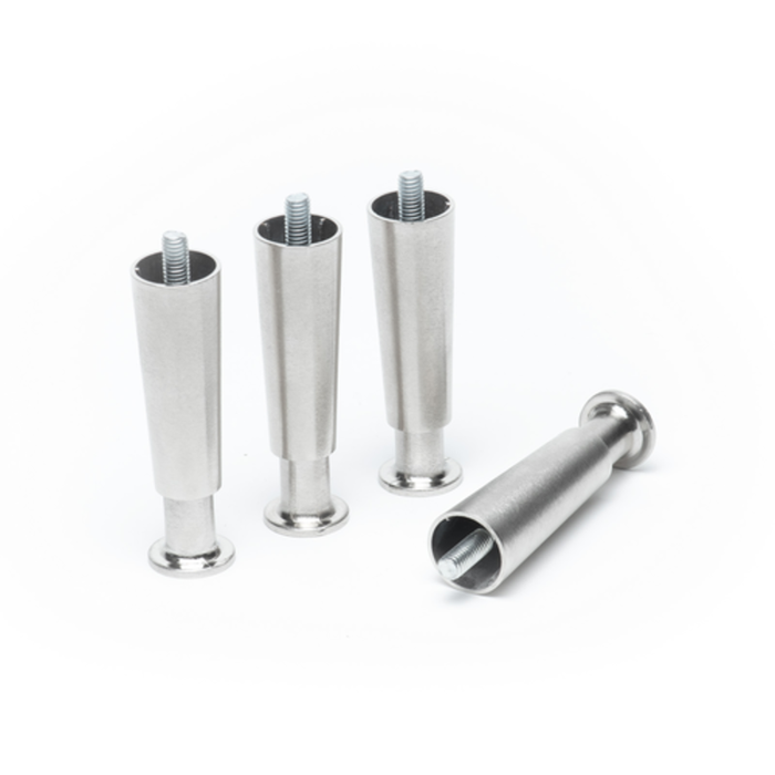 Rosko RO-ACC-4LEG Set of 4 Adjustable 4" Galvanized Steel Legs