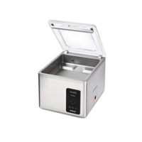 ATMOVAC KAZE 25 m³/h Commercial Chamber Vacuum Packaging Machine tabletop stainless steel chamber sealer with open lid