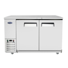 Atosa MBB59GR 57.8"W Two-Section Back Bar Cooler Featuring Durable Stainless Steel Construction