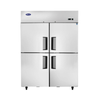 Atosa MBF8011GR 51-3/4"W Two-Section Reach-In Refrigerator With Stainless Steel Exterior And Interior
