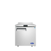 Compact Freezer Worktop With Backsplash In Stainless Steel For Efficient Commercial Kitchen Use