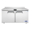 Atosa MGF8414GR Freezer Worktop Featuring A Two-Section Design With A Spacious Work Surface And Freezer Capacity