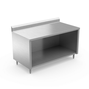Winholt STCT-BB3072 72" L x 30" W Stainless Steel Open Work Table