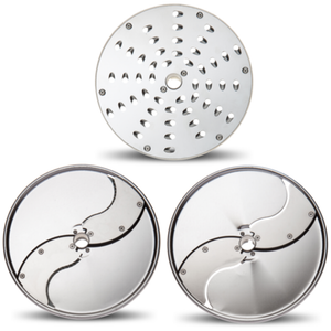 Dito Sama Mixer Accessory Discs Featuring Three High-Quality Discs For Slicing, Grating, And Julienne Preparation
