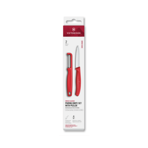 Victorinox 6.7111.21C1 2-Piece Serrated Peeler & 3-1/4" Paring Knife Set