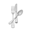 Stainless Steel Oyster Fork Alongside Spoon And Knife For Seafood Dining Experience