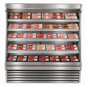 Howard-McCray SC-OM35E-8S-S-LED 99"W Packaged Meats Open Refrigerated Merchandiser