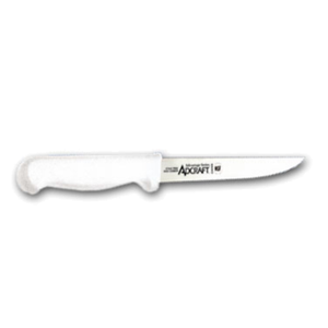 Couteau à désosser rigide Adcraft CUT-6.25WBWH, lame de 6,25 po, manche blanc