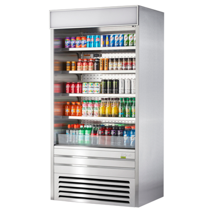 Turbo Air TOM-36ES-N 36" 16.5 Cu. Ft. Open Display Merchandiser
