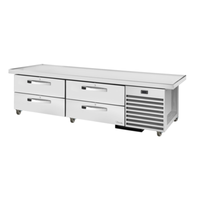 Base réfrigérée quatre tiroirs True Refrigeration SPEC3 de 86 pouces