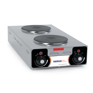 Nemco 6310-3-240 12-1/8"W Electric Countertop Vertical Double Burner Hotplate
