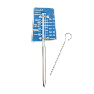 Thermomètre à rôtir/viande Adcraft RMT-1 de 16 cm de long, à laisser dans le four