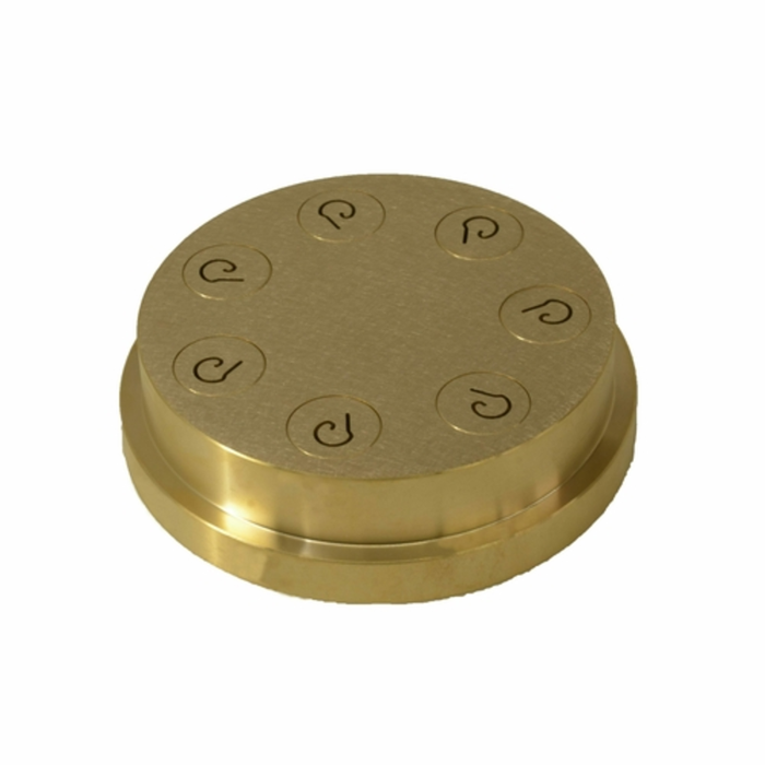 Omcan 45532 Matrice de pâtes Casarecce en laiton de haute qualité pour machines à pâtes professionnelles