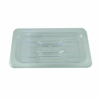 Couvercle transparent en polycarbonate Omcan 80049 pour bac alimentaire pleine grandeur
