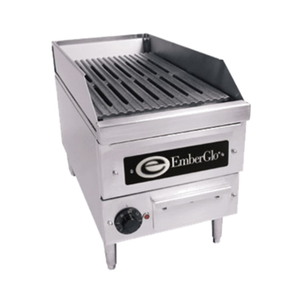 EmberGlo E2412 12" Electric Countertop Charbroiler with Manual Controls