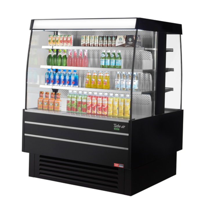 Turbo Air TIOM-48SB-N 50-3/8"W 17.6 Cu. Ft. Island Merchandiser