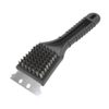 Alt Tag: Omcan 48591 Panini Grill Cleaning Brush heavy-duty grill brush with carbon steel bristles and scraper for commercial kitchen cleaning
