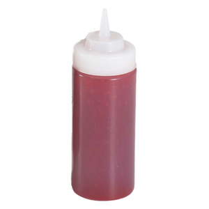 Server 86818 16 oz. Wide-Mouth Low-Density Plastic Squeeze Bottle