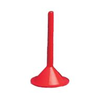 10mm Sausage Stuffer Tube For #8 Meat Grinder - Omcan Red Plastic Grinder Spout Accessory