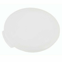 Omcan 80209 Round White Polypropylene Lid for 1 Quart Container