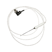 Angelo Po Ksfms Probe Sous-Vide Temperature Probe With A White Cable And Stainless Steel Tip For Precise Cooking.