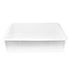 Alt Tag: Omcan 80890 26″ x 18″ x 6″ Stackable Pizza Dough Proofing Box polypropylene dough proofing box tray for pizzeria bakery