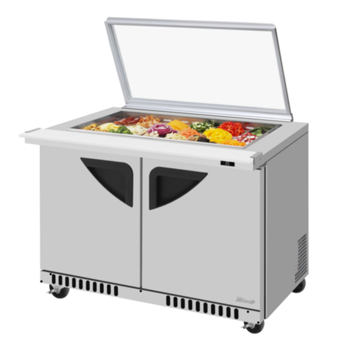 Turbo Air TST-48SD-18-FB-N-GL 48" Mega Top Refrigerated Counter