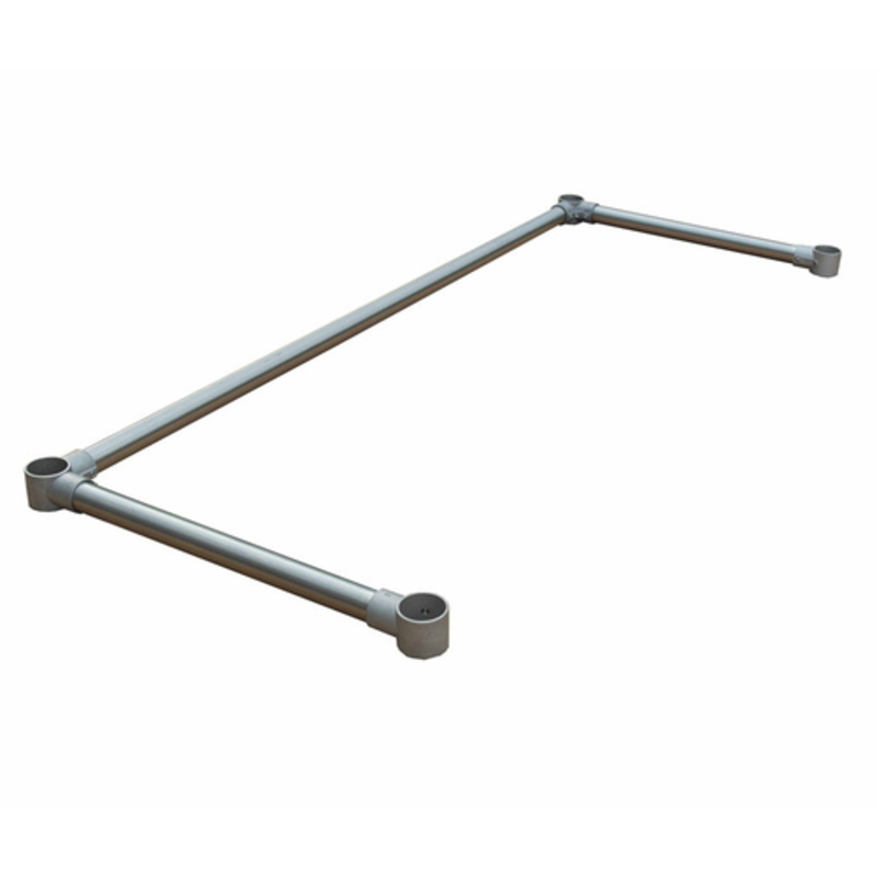 Omcan 44626 Stainless Steel Leg Brace for 18″ x 36″ Ice Bins stabilizing support frame for commercial ice bin legs