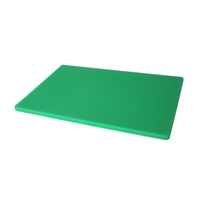 Planche à découper rigide en polyéthylène vert Omcan 41204 de 15 po x 20 po